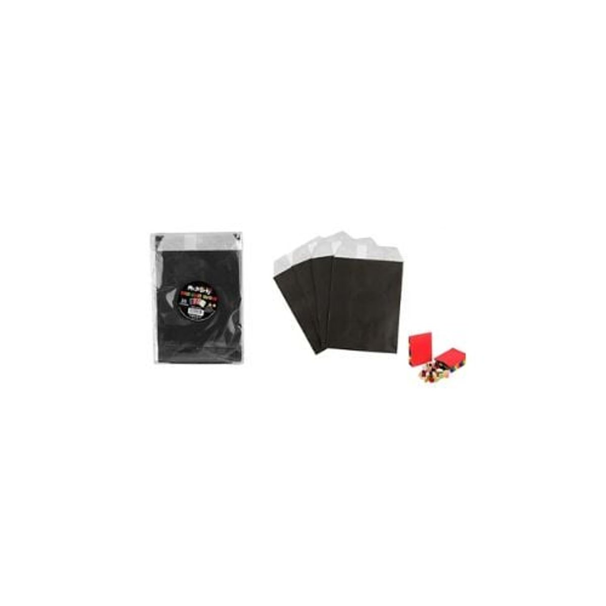 GENERICO - Bolsa De Papel Para Dulces Negro 10x15cm 30pcs