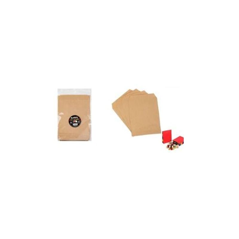 GENERICO - Bolsa De Papel Para Dulces Color Natural 13x18cm 30pcs