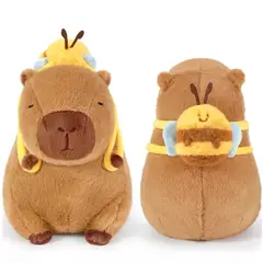 GENERICO - Peluche Kawaii Capybara Abeja 28 cm