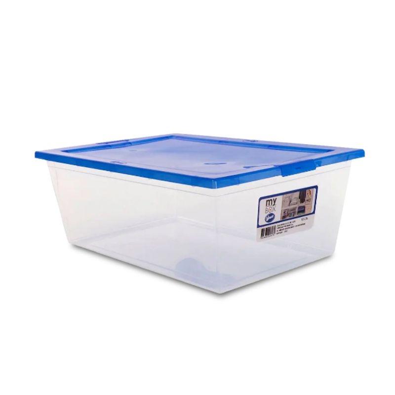 WENCO - Caja Organizadora 10 Litros Transparente Mybox