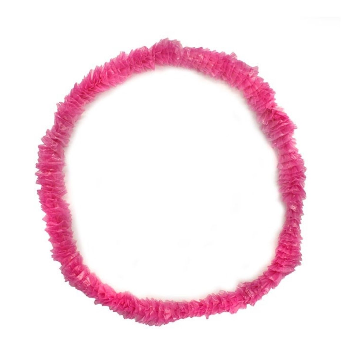GENERICO - COLLAR HAWAI PLASTICO FUCSIA X12 UNI