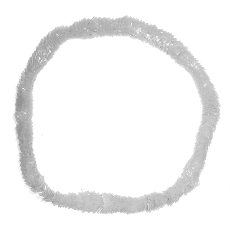 GENERICO - COLLAR HAWAI PLASTICO BLANCO X12 UNI