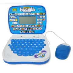 GENERICO - COMPUTADORA DE NIÑOS DIDACTICA DINO ROJO INGLES ESPAÑOL WYM