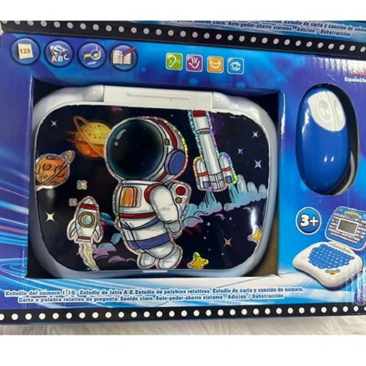 GENERICO - COMPUTADORA DE NIÑOS COHETE ESPACIAL INGLES ESPAÑOL WYM