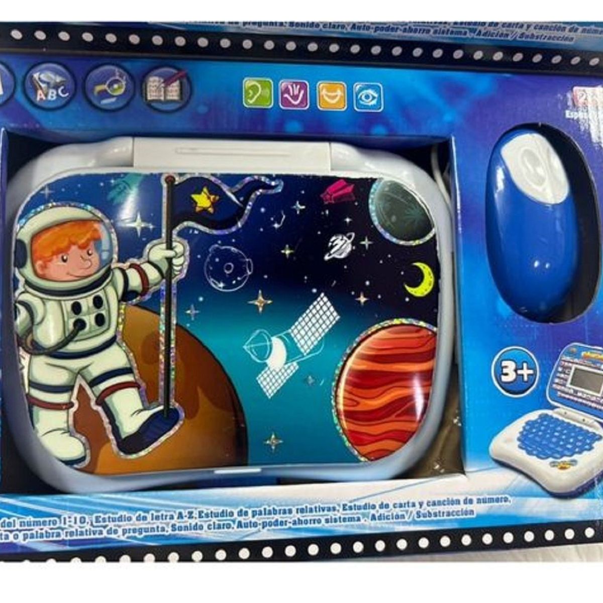 GENERICO - COMPUTADORA DE NIÑOS ASTRONAUTA ESPACIAL INGLES ESPAÑOL WYM