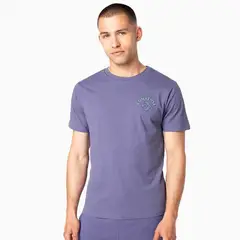 CONVERSE - Polera Manga Corta Azul Art of Utility Topo