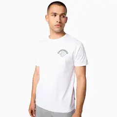 CONVERSE - Polera Manga Corta Blanco Art of Utility Topo