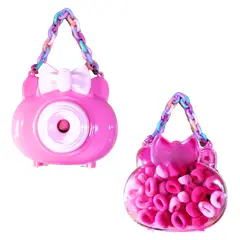 MPROPIA - Cartera Tipo Cámara con 100 Colet Niña MB-0568