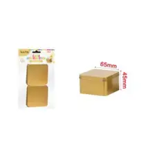 GENERICO - LATA DECORATIVA 1 PCS 65 MM X 45 MM