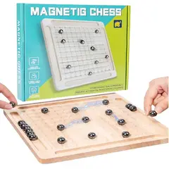 GENERICO - Juego De Ajedrez Magnético Con Tablero De Madera