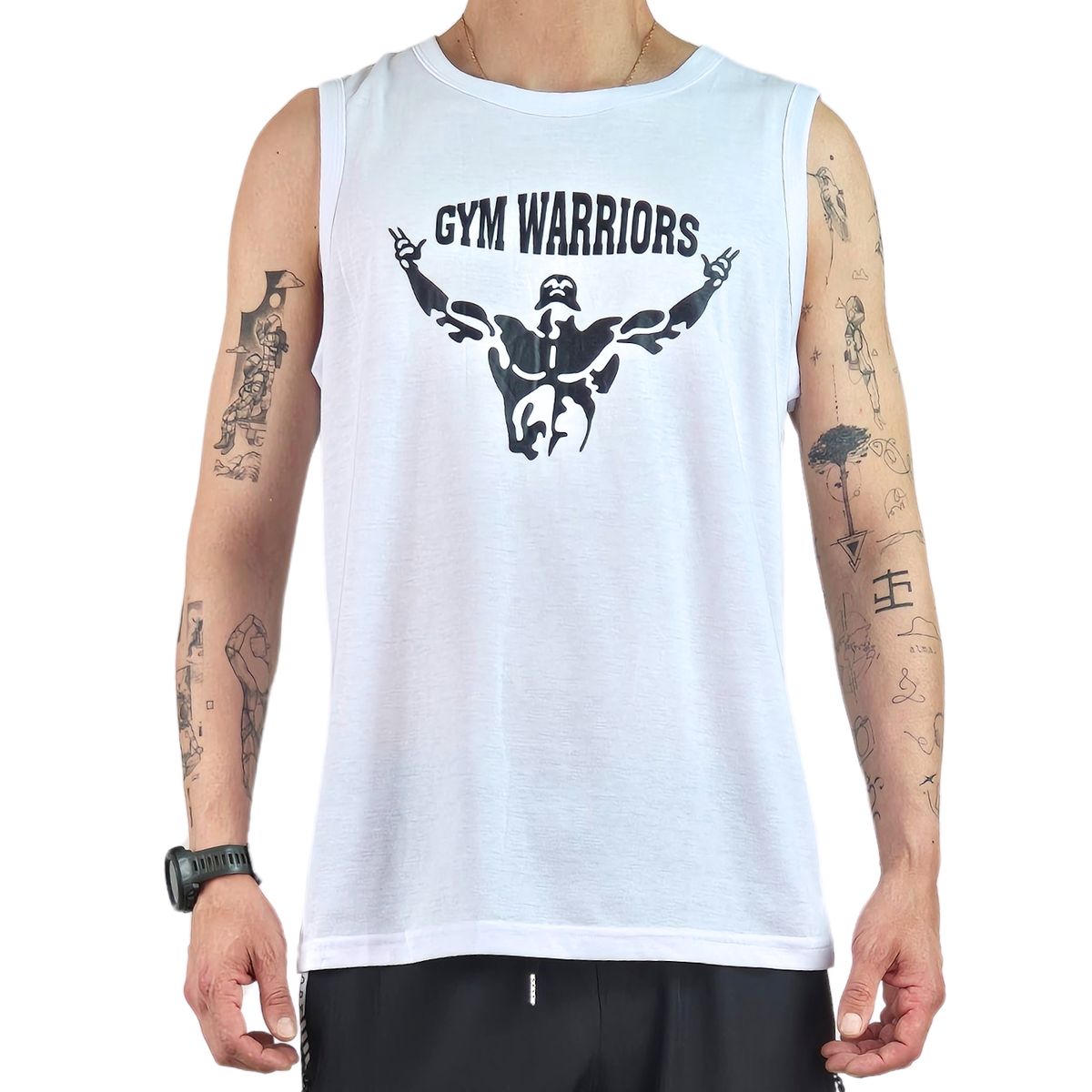 LIKE SHOP - Polera Sin Manga Musculosa Hombre Diseño Gym 291