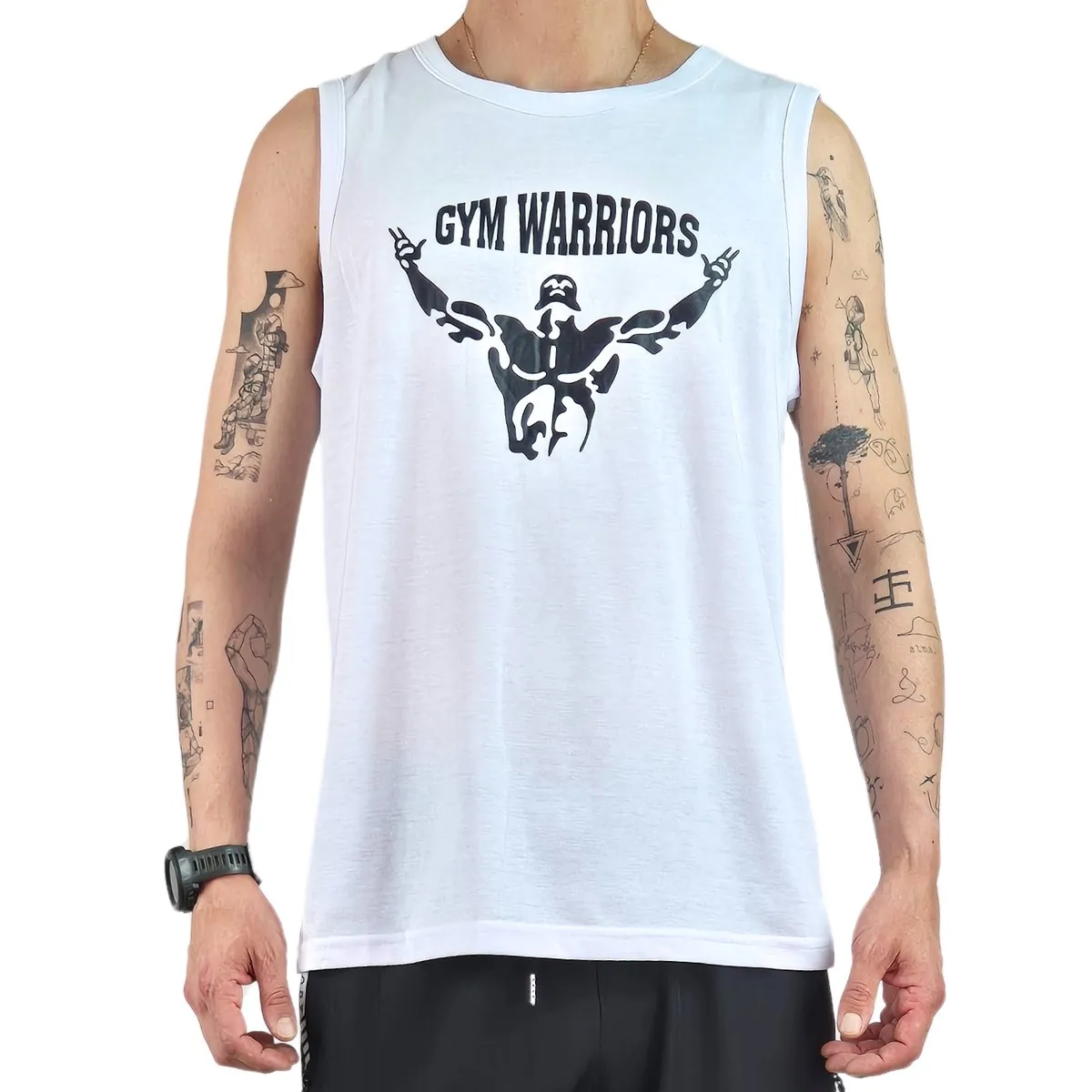 LIKE SHOP - Polera Sin Manga Musculosa Hombre Diseño Gym 291