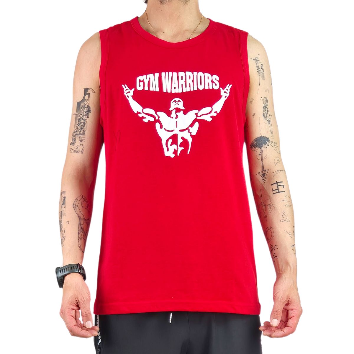 LIKE SHOP - Polera Sin Manga Musculosa Hombre Diseño Gym 291