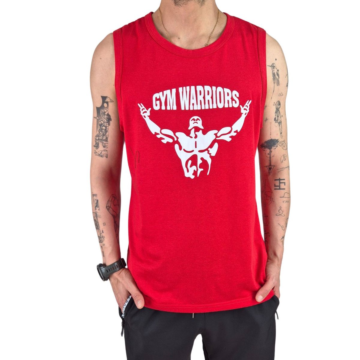 LIKE SHOP - Polera Sin Manga Musculosa Hombre Diseño Gym 291