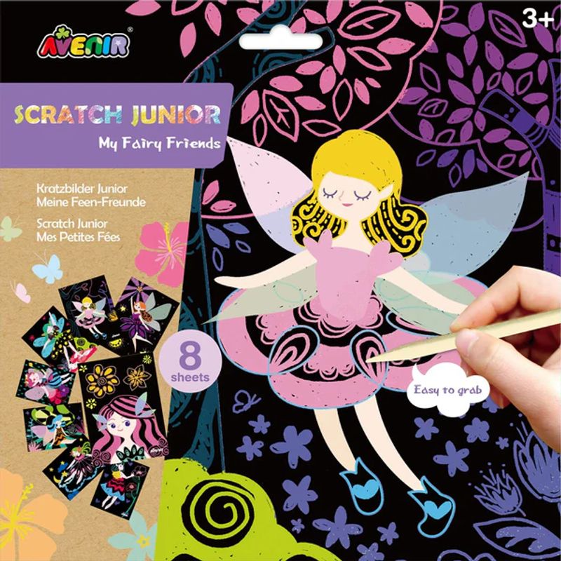 GENERICO - Scratch My fairy friends Laminas para raspar
