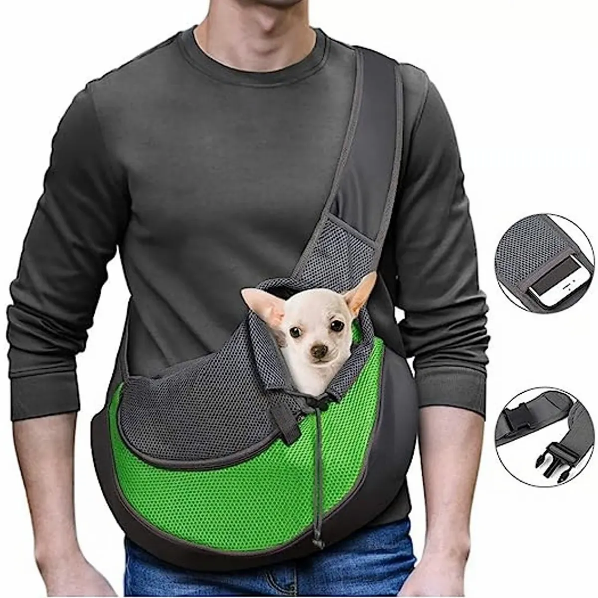 GENERICO - Bolso De Transporte Para Mascotas banano 1323