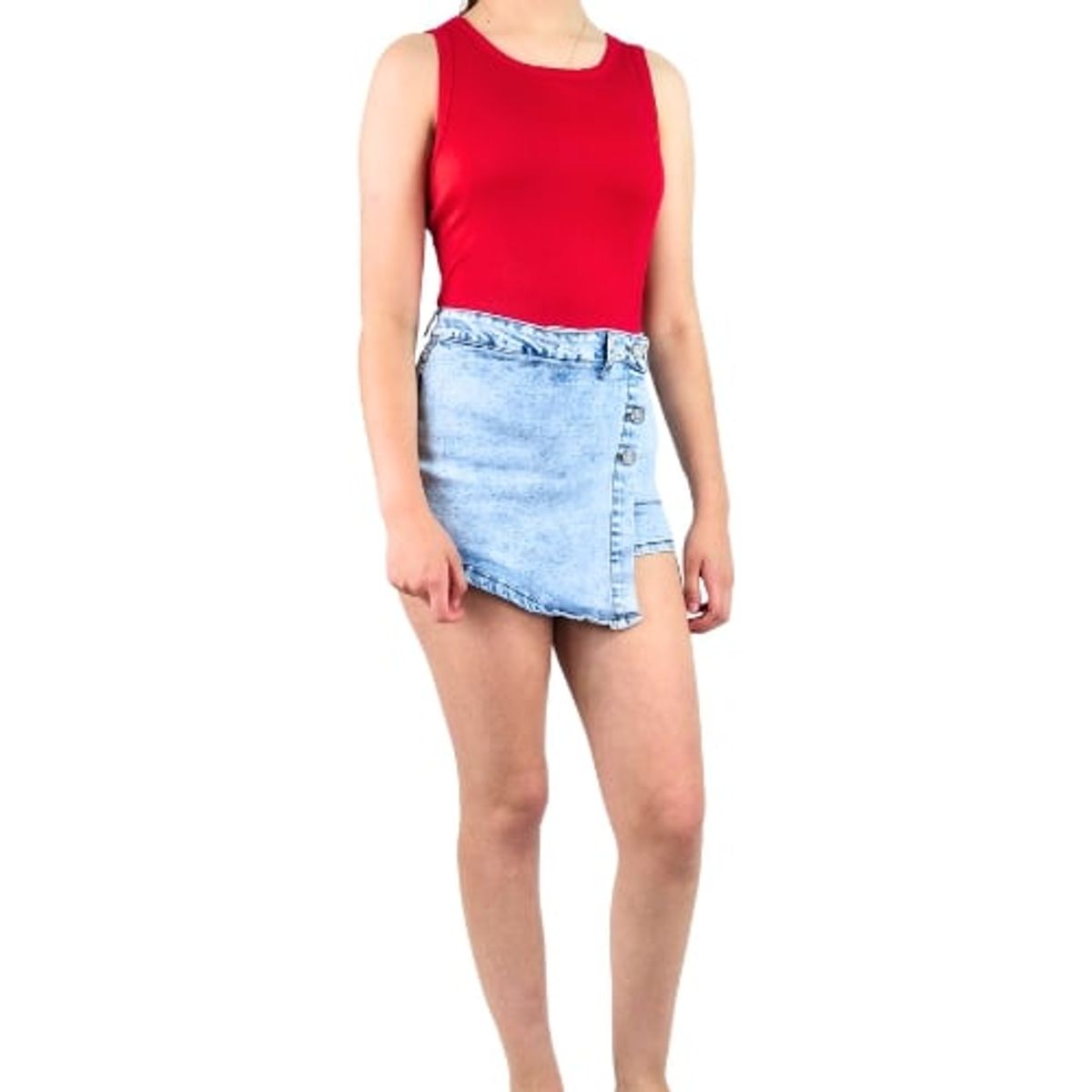 LIKE SHOP - Body Mujer Acanalado Modelo Musculosa 068