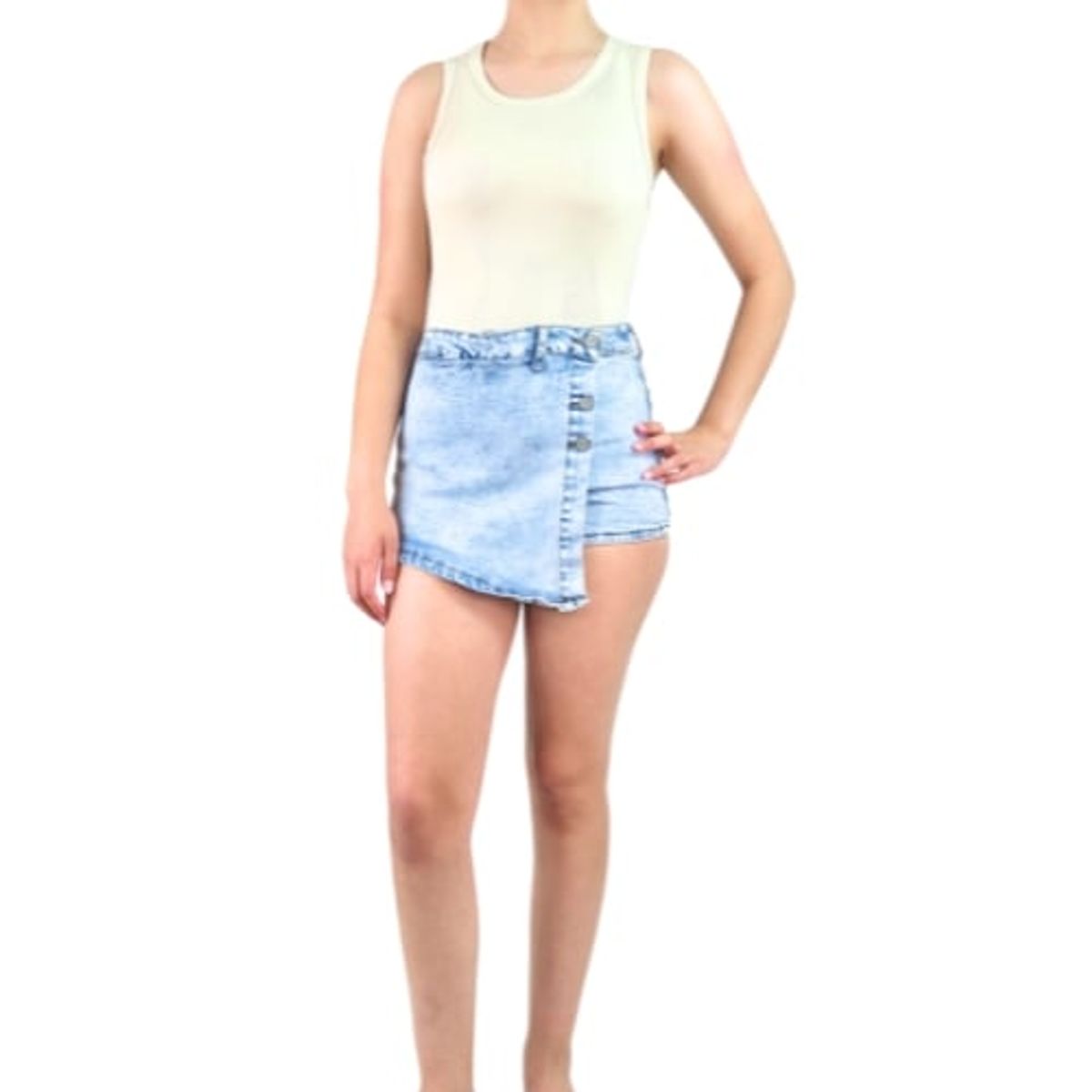 LIKE SHOP - Body Mujer Acanalado Modelo Musculosa 068