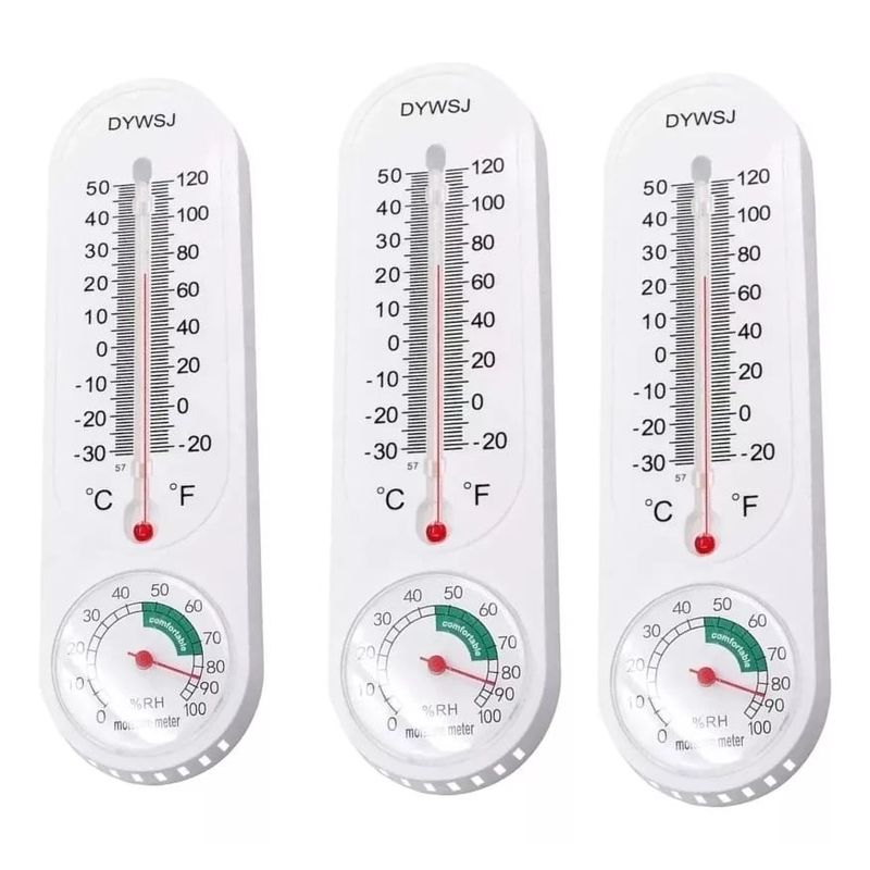 GENERICO - PackX3 Termómetro Nevera Congelador Refrigerador Termómetro