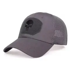 GENERICO - Gorra Jockey Logo Calavera Táctica Airsof