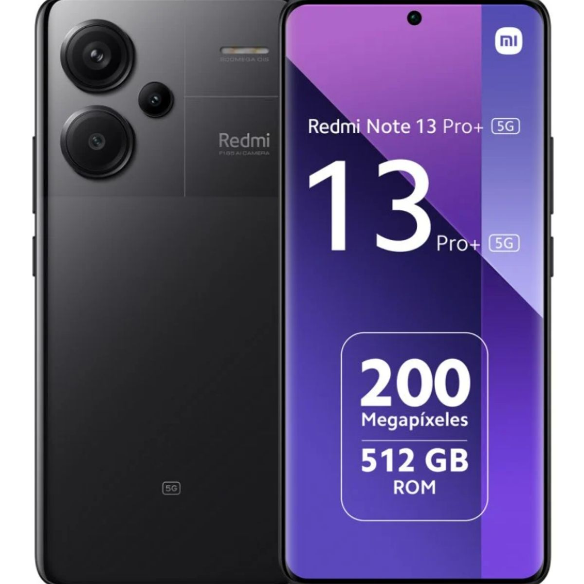 XIAOMI - Xiaomi Redmi Note 13 Pro+ 5G 512GB - Negro - Reacondicionado