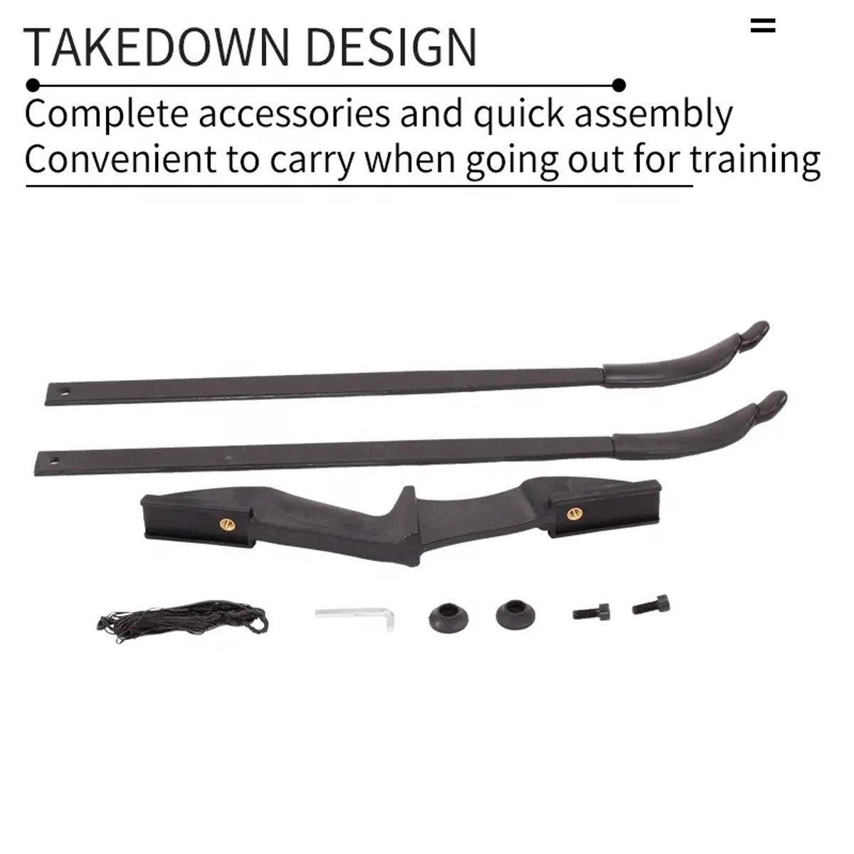 GENERICO - Arco de 20 Libras Ambidiestro con 5 Flechas Principiantes