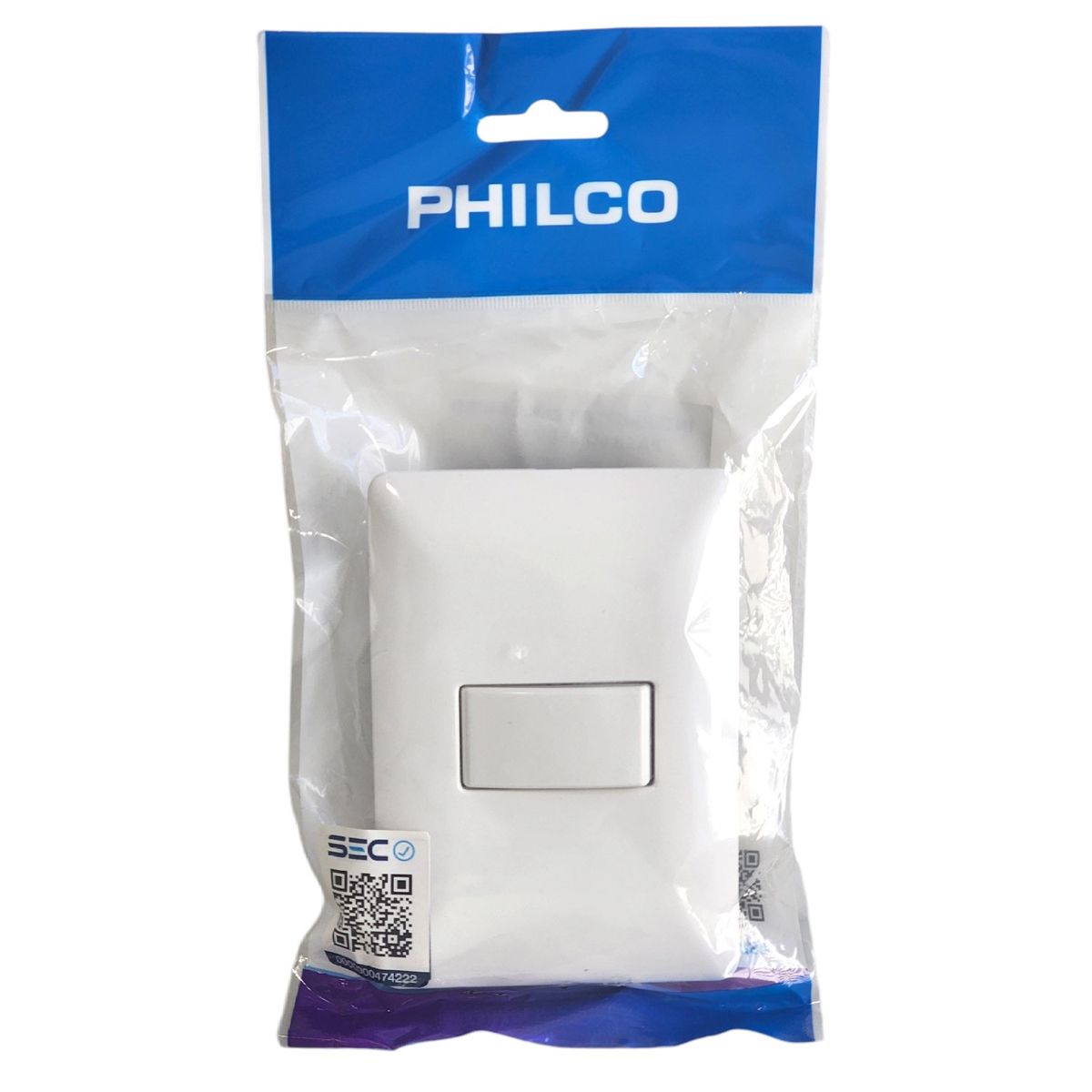 PHILCO - Interruptor Conmutador Escala o Pasillo Philco 924 Blanco