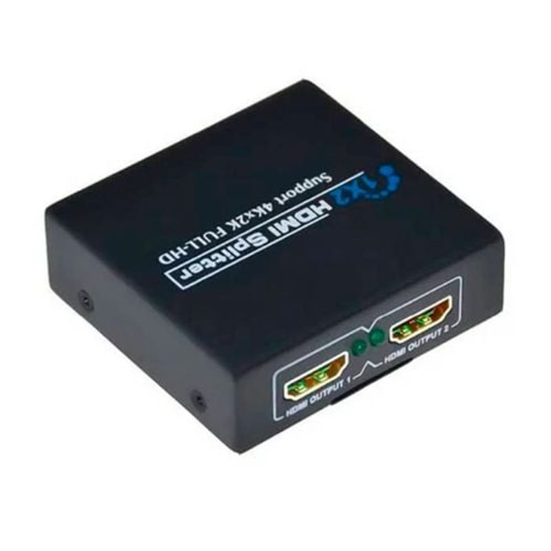 GENERICO - Splitter Hdmi 1x2 1 Entrada A 2 Salidas 1080 P Full Hd