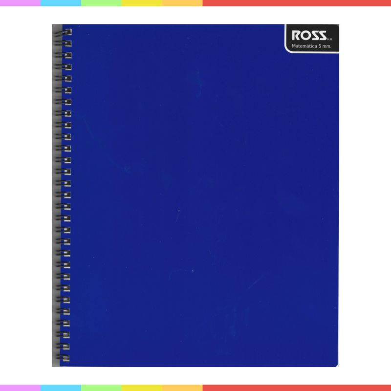 GENERICO - Cuaderno Universitario Ross 5mm 100 Hjs