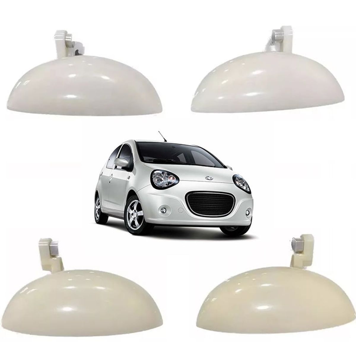 KUANGYE - Juego 4 Manillas Externas Para Geely Lc 1.0 / 1.3 / Lc Cross