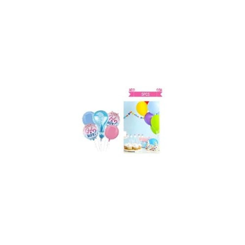 GENERICO - Set De Globos De Látex 5pcs Baby Shower
