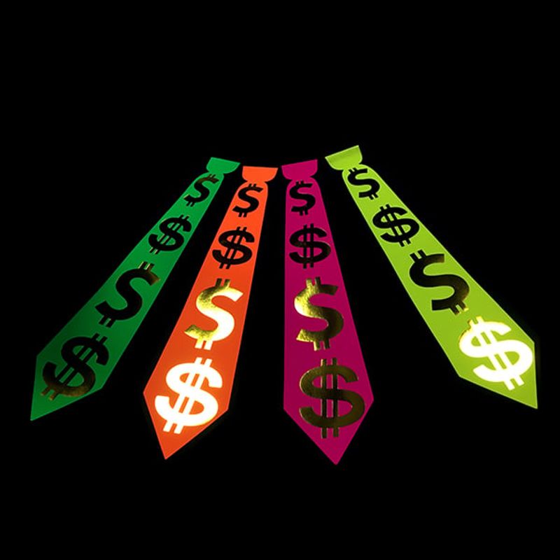 GENERICO - CORBATA CARTON FLUOR DOLAR X6 UNI