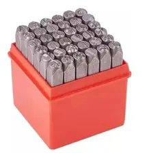 GENERICO - Letras Y Números Martillo De Golpe 8 Mm, 36 Piezas
