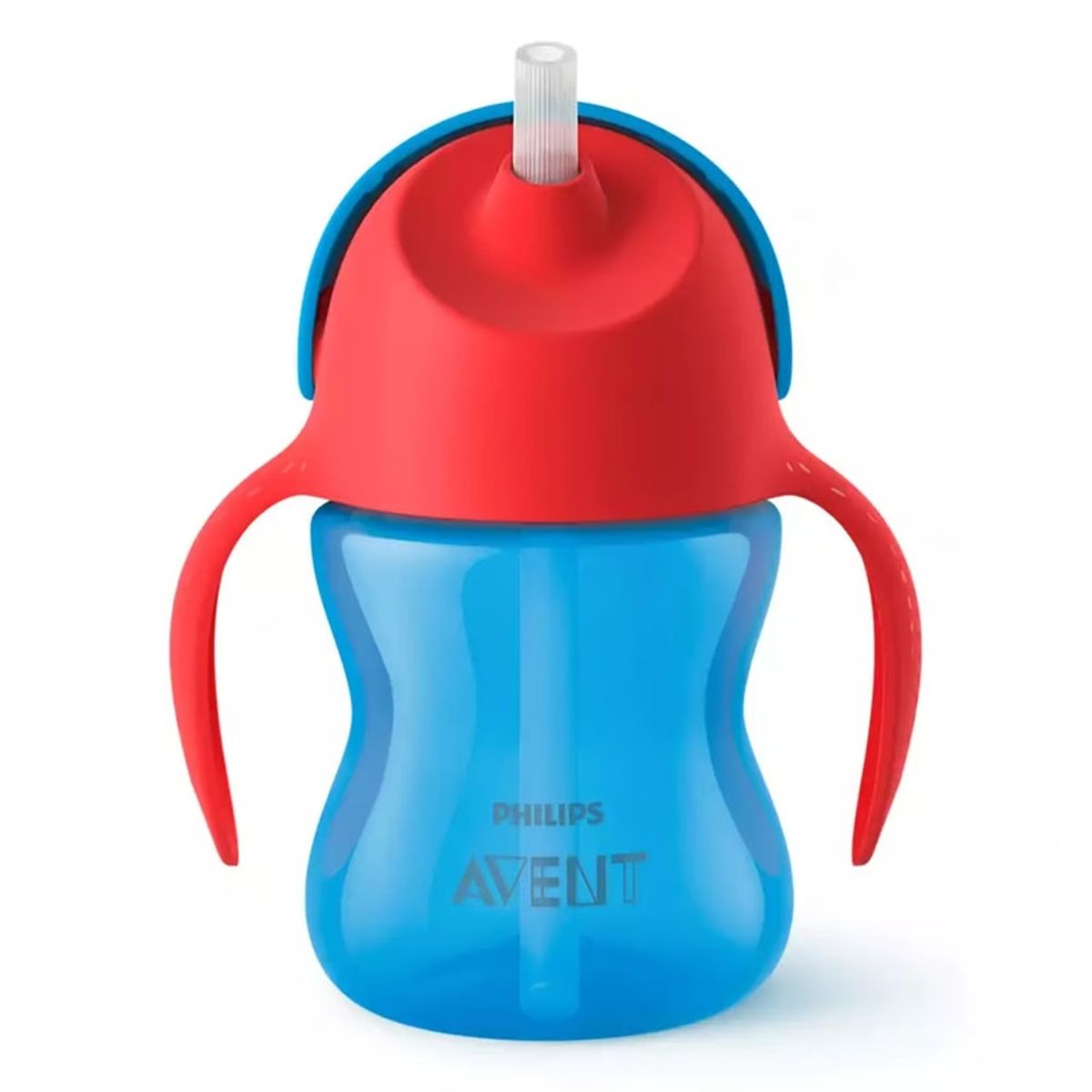 AVENT - Vasos Con Bombilla Philips Avent Azul 200ml Scf79601