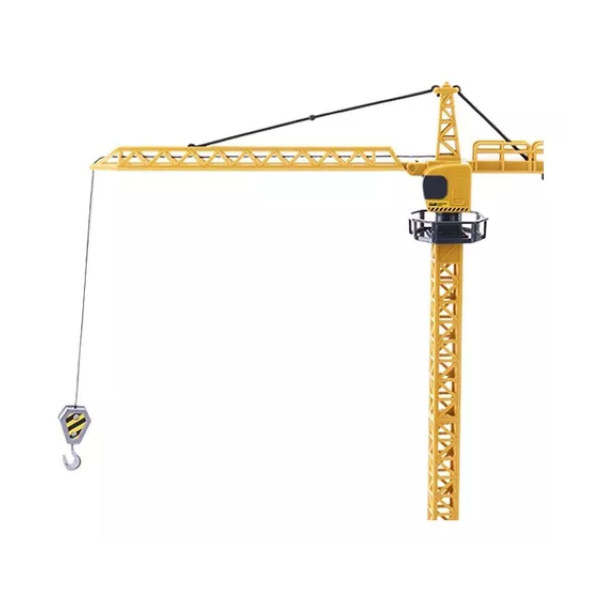 GENERICO - Juguete Grua Torre Elevadora 40x40x17cm Amarillo Infantil