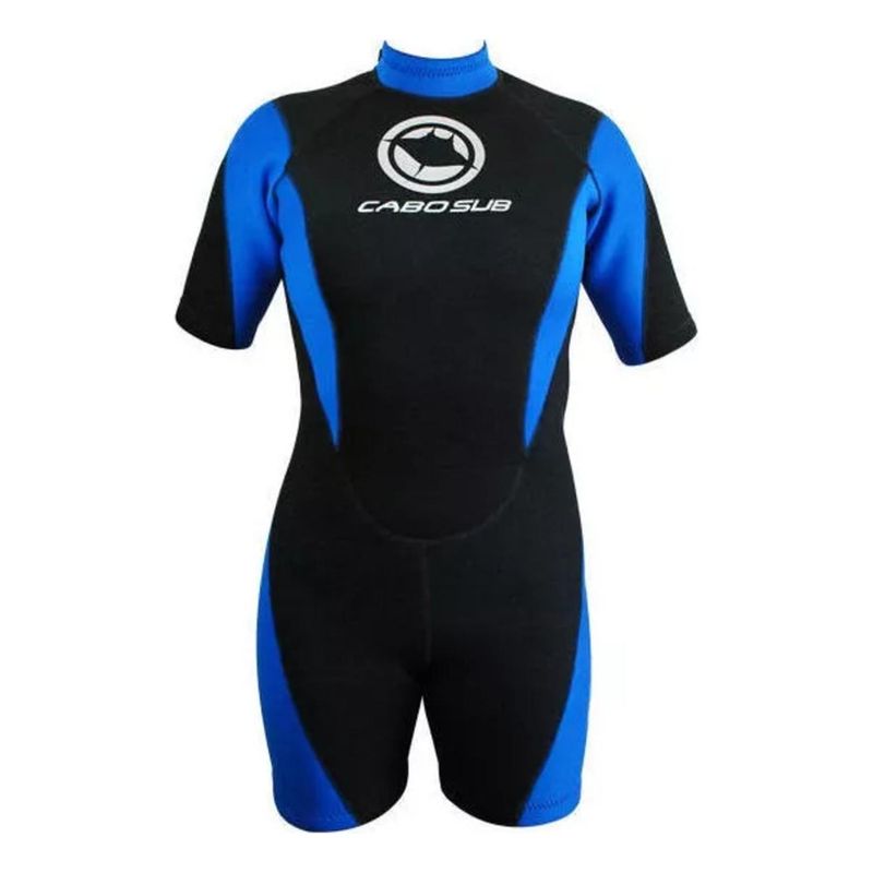 CABOSUB - Traje de Surf Corto Cabosub niños - Azul - 1 a 2 años