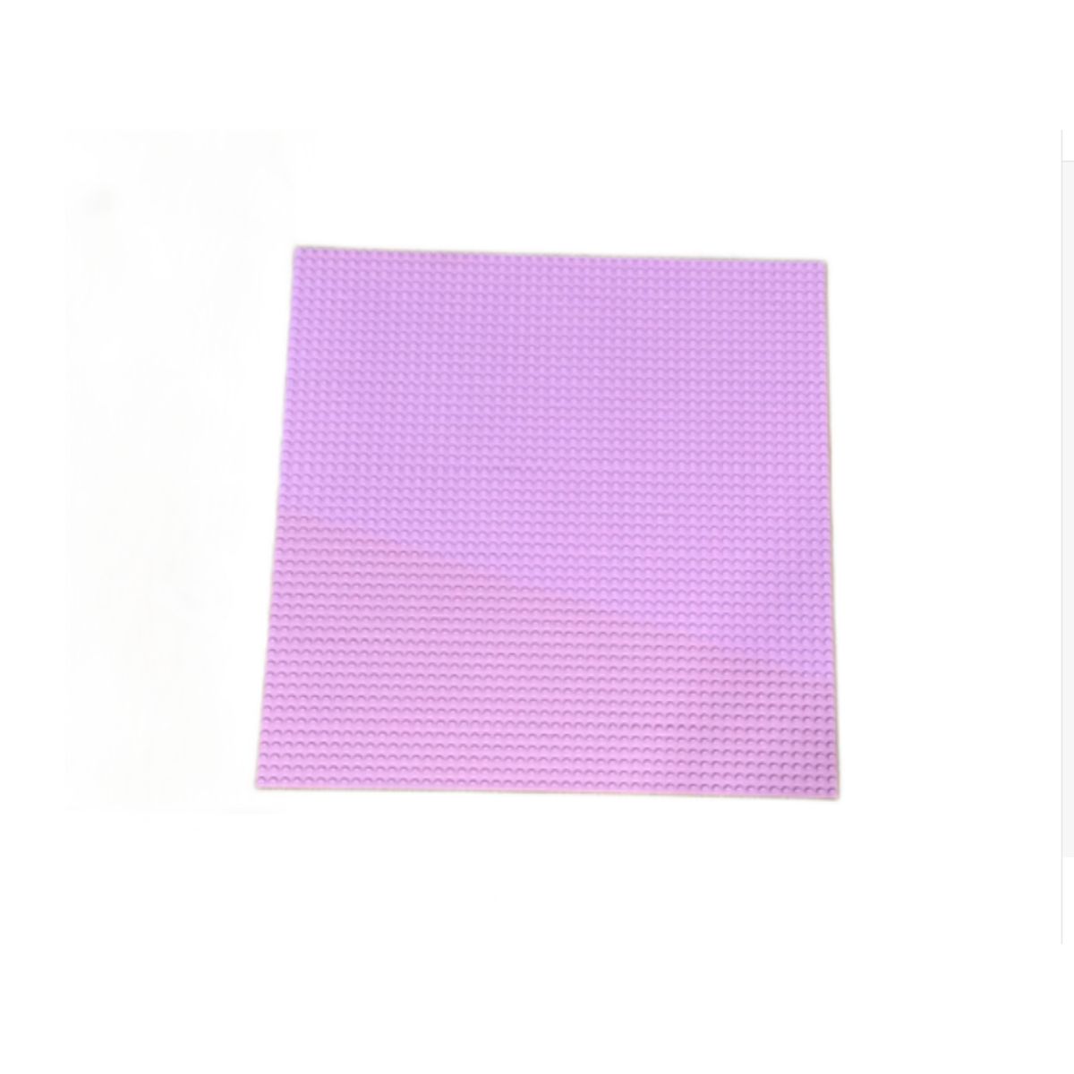 GENERICO - Placa Base Compatible Con Bloques 40 Cm 50x50 Puntos Rosado