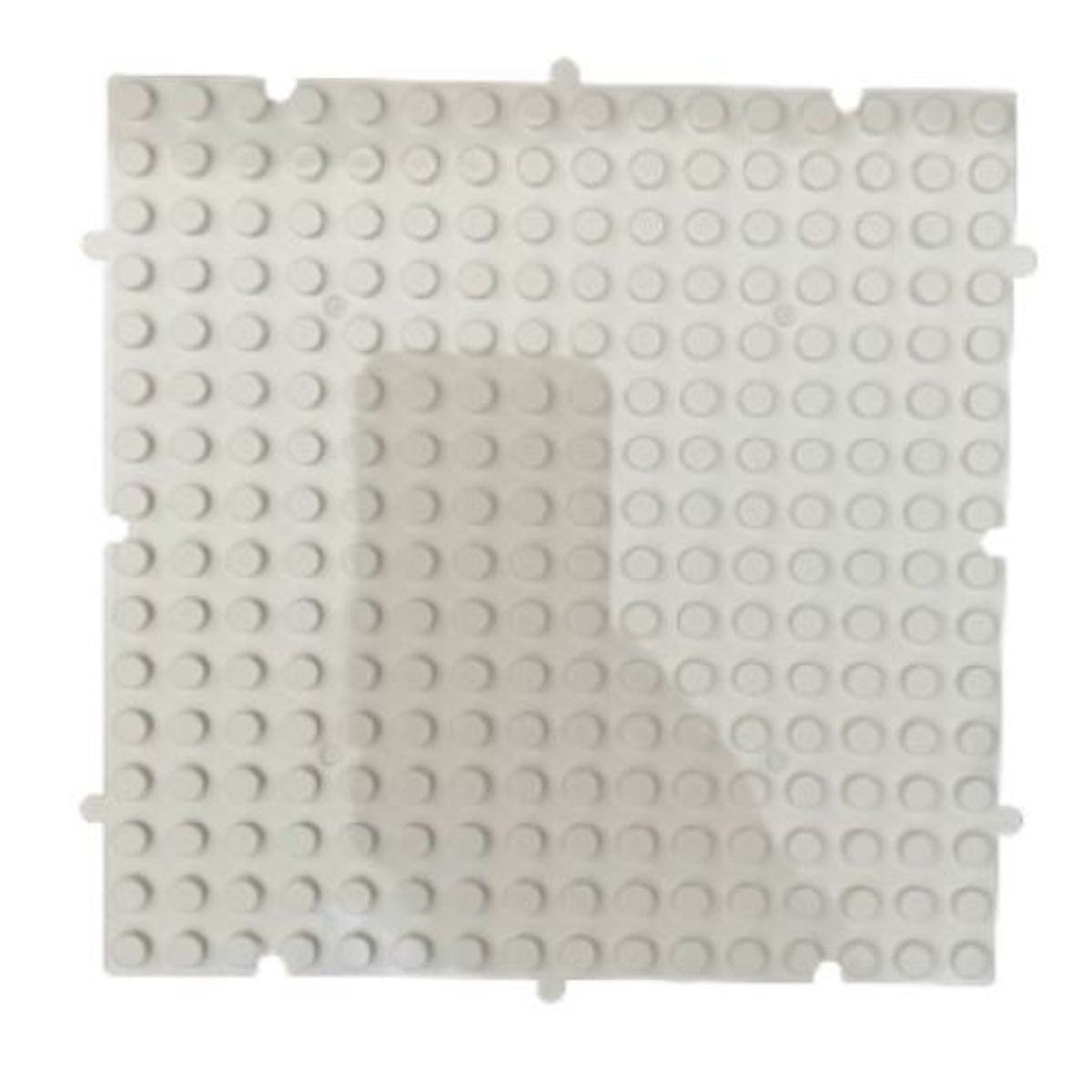 GENERICO - Placa Base Compatible Con Bloques 40 Cm 50x50 Puntos Rosado