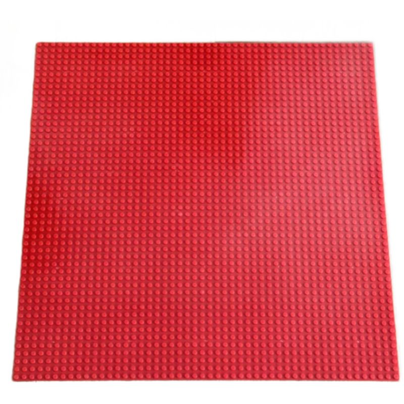 GENERICO - Placa Base Compatible Con Lego 40 Cm 50x50 Puntos Rojo