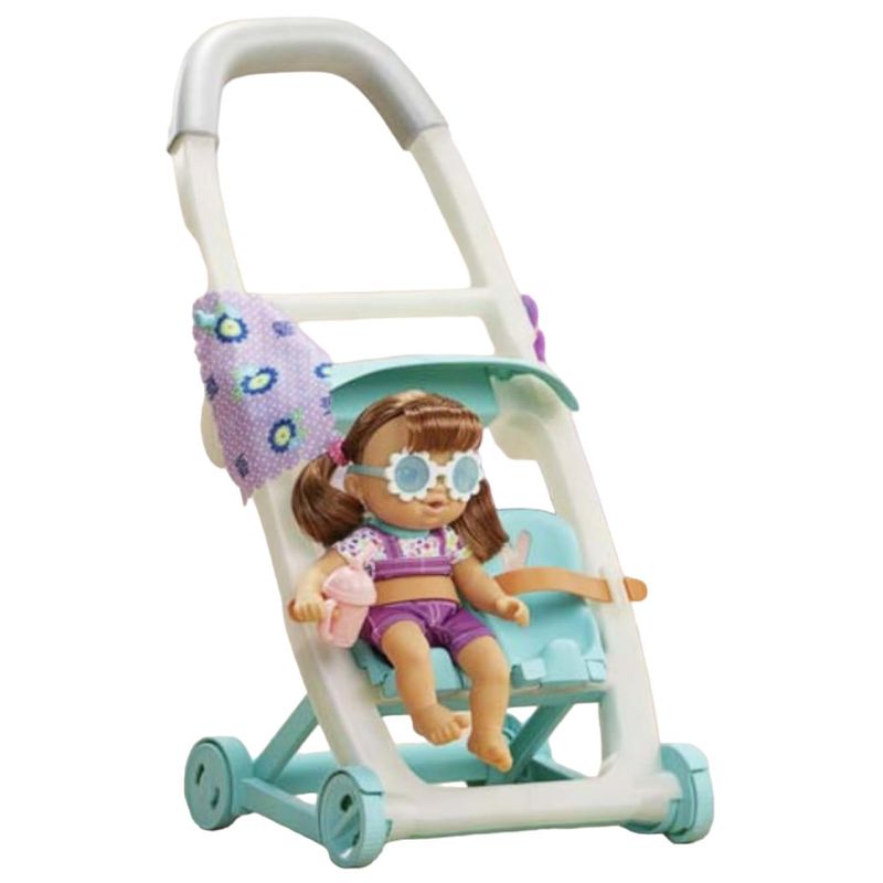 GENERICO - Juguete Muñeca Lucy Castaña Baby Alive Con Coche