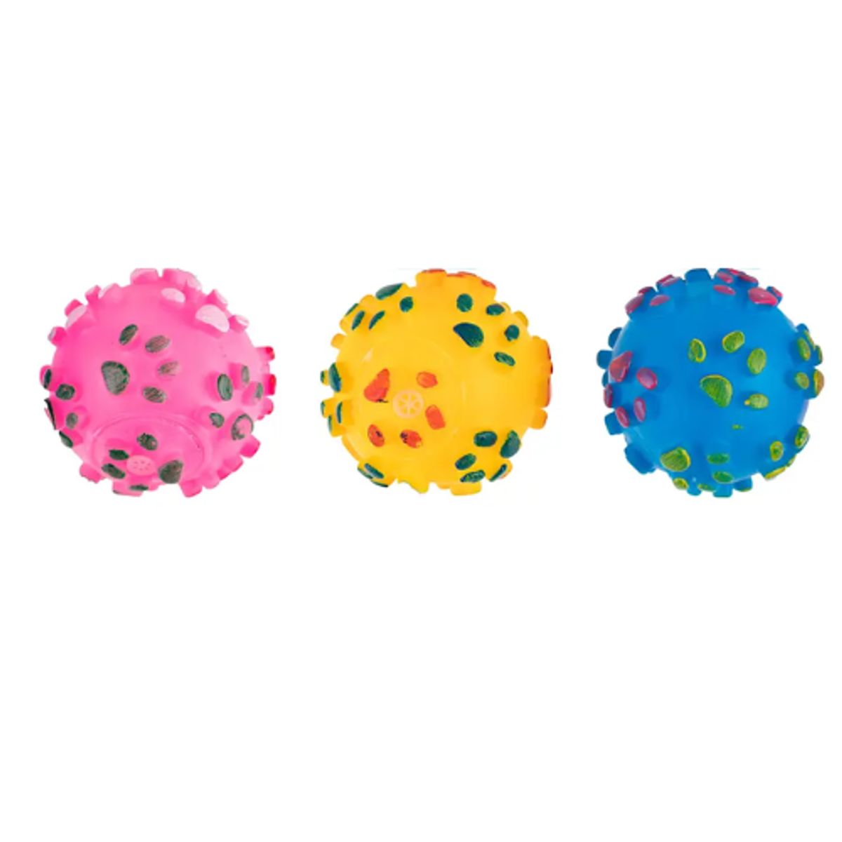 GENERICO - Pelota Con Huellas De Patas 1010cm Color Aleatorio