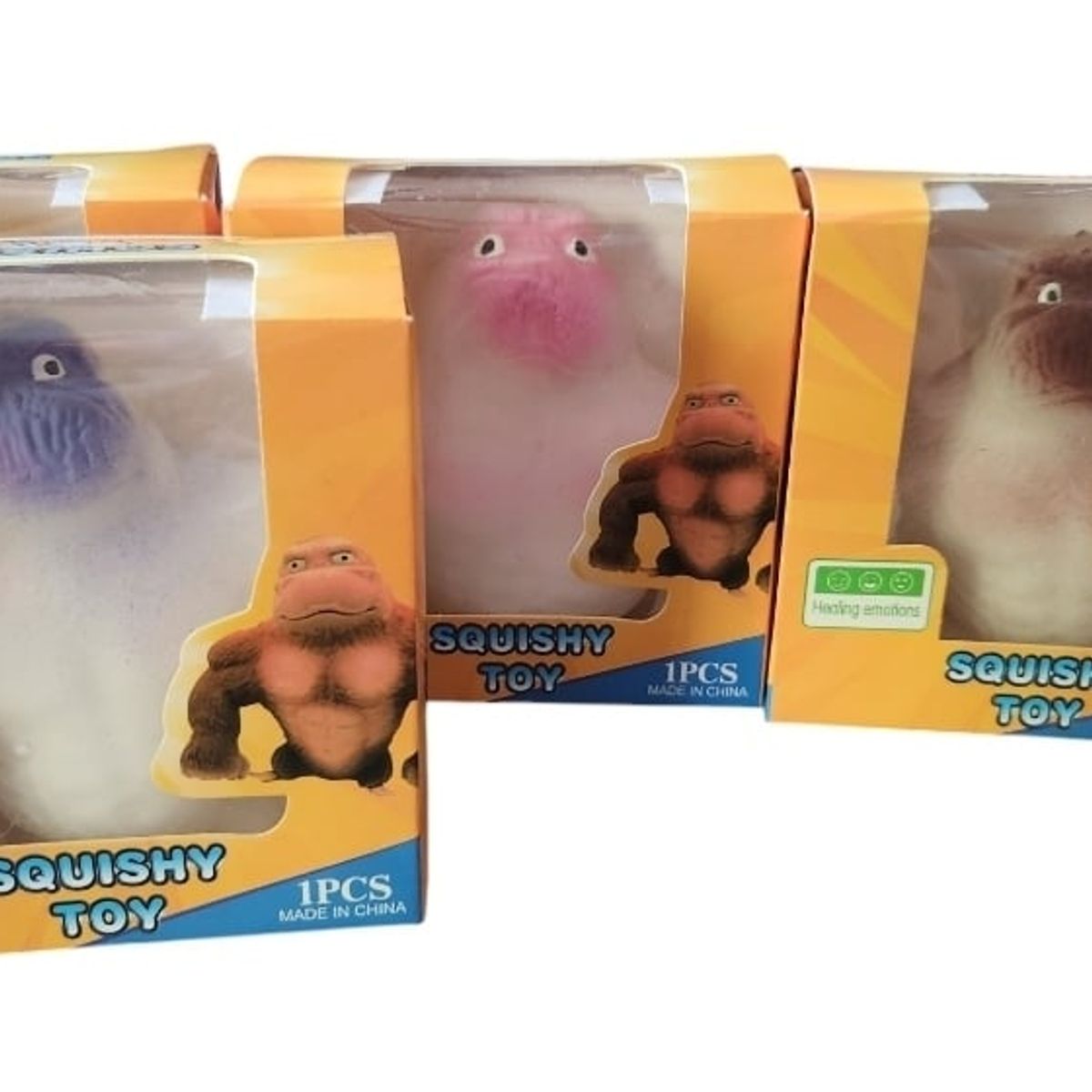 MOCO DE GORILA - GORILA DE RELAJACION, SQUISHY 10 CM