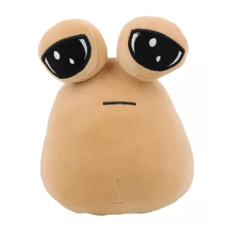 GENERICO - Juguete Peluche Mi Mascota Alien Pou 20cm Beige Infantil