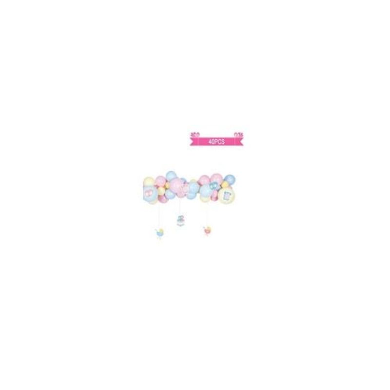 GENERICO - Arco Globos De Látex Baby Shower Colgantes De 40pcs