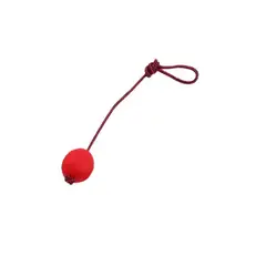 GENERICO - Juguete Pelota Roja Con Cuerda Para Perro 65cm