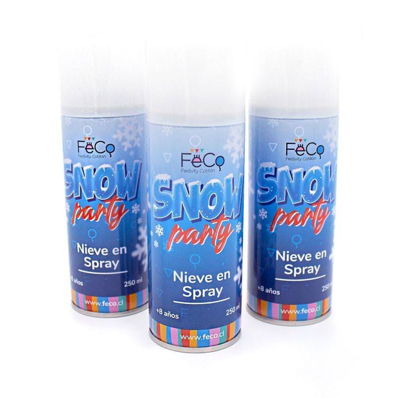 GENERICO - NIEVE SPRAY 250ML    X48 UNI