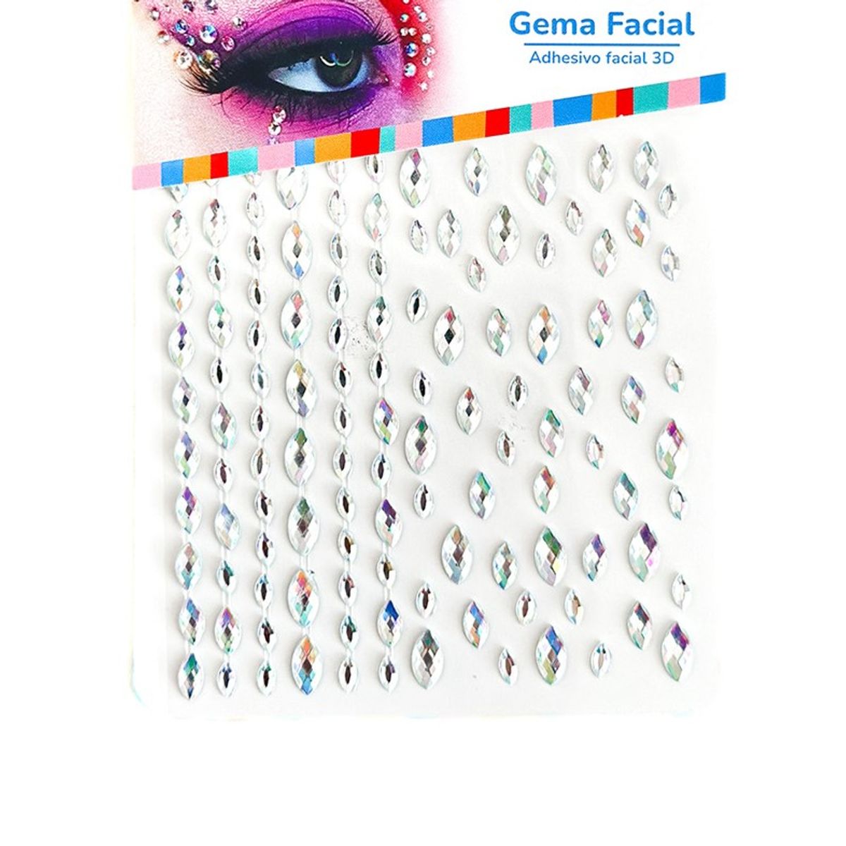 GENERICO - ADHESIVO DECO CRISTAL NACARADO X1 UNI