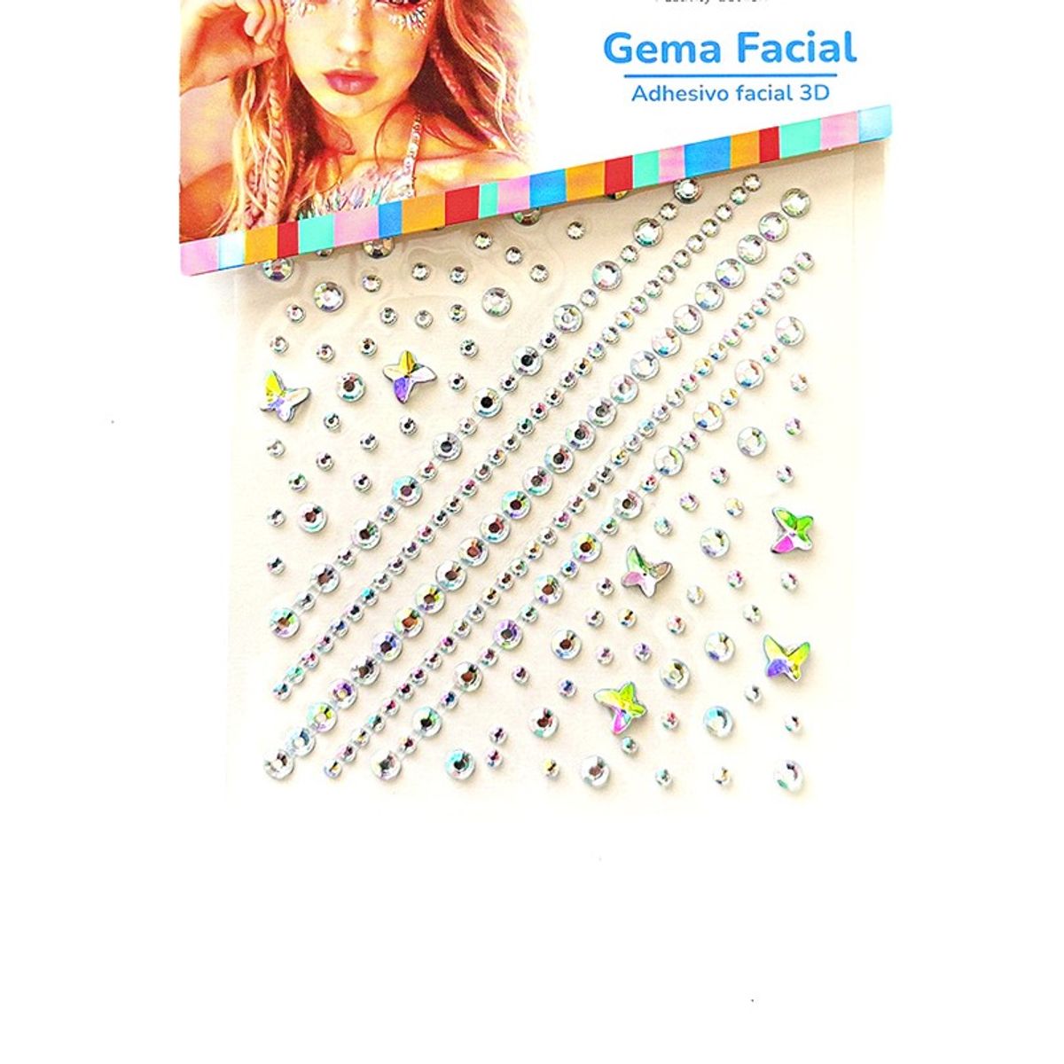 GENERICO - ADHESIVO DECO MARIPOSA NACARADO X1 UNI