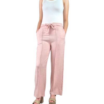 Imagen 2 del producto Pantalon Palazzo Mujer Tipo Lino Casual Semi Formal Tiro Alto 890