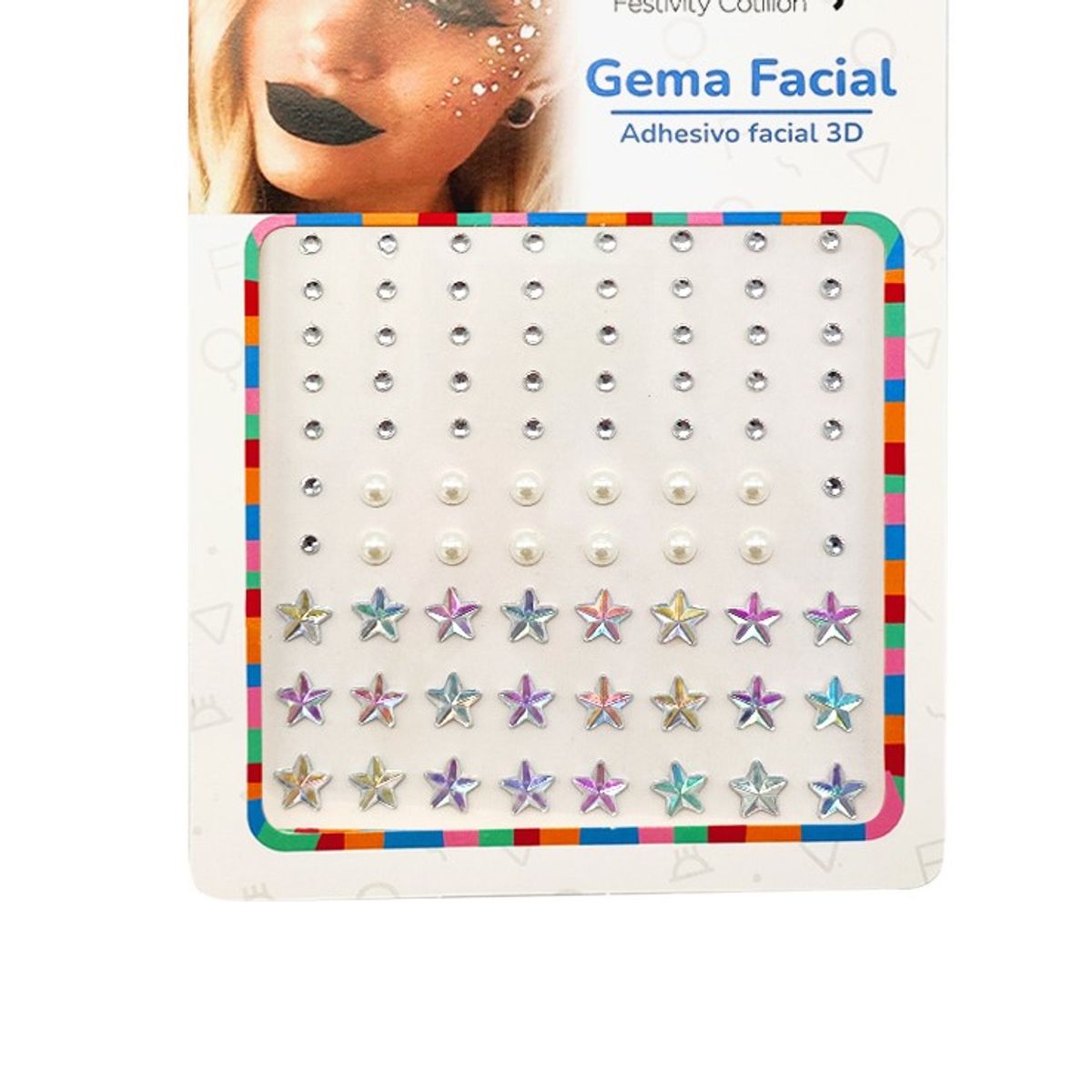 GENERICO - ADHESIVO DECO PERLAS ESTRELLA X1 UNI